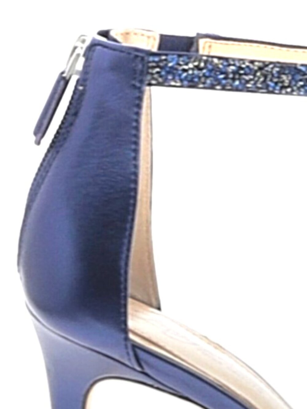 Imagine By Vince Camuto "Phoebe" Embellished T-Strap Sandal In Capri Blue - Picture 4 of 11